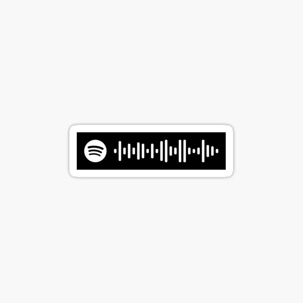 Stay For A While By Iann Dior Spotify Code Sticker By Elliefrazer Redbubble - molly iann dior roblox id