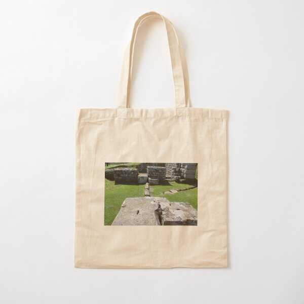 Merch #87 -- Rocks And Bricks - Shot 9 (Hadrian's Wall) Cotton Tote Bag