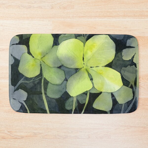 Item preview, Lucky Charm Four Leaf Clover Watercolor designed and sold by Olga Shvartsur.