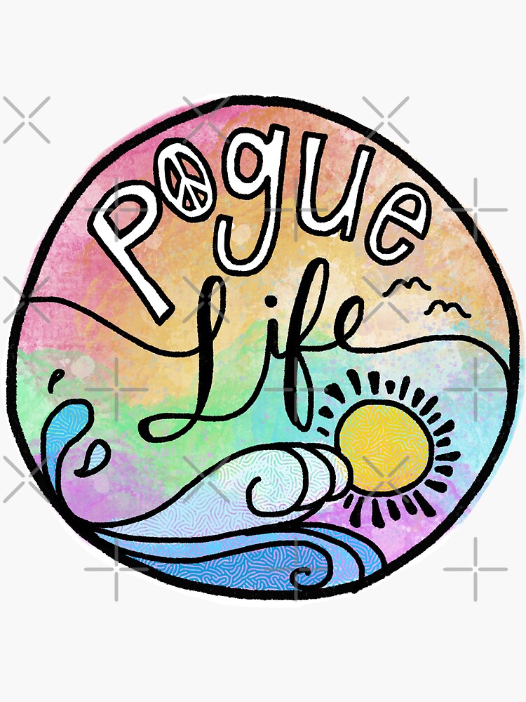 "Pogue Life Outer Banks " Sticker by sjames1538 | Redbubble