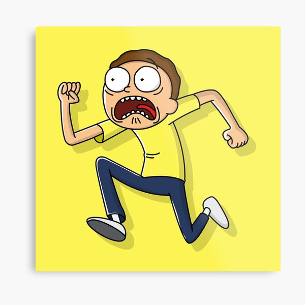 Rick And Morty Fan Art Metal Prints Redbubble