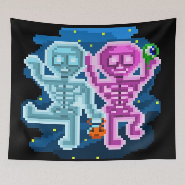 Item preview, Pixelated Funky Disco Skeleton designed and sold by HopeDetour.