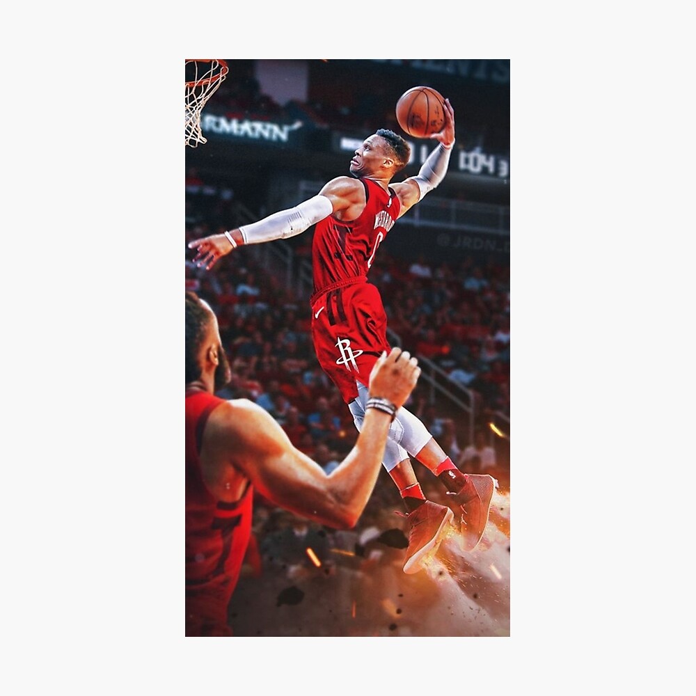 Russell Westbrook Jersey Poster for Sale by designsheaven