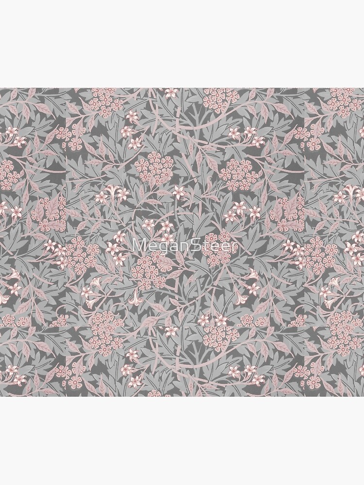 Thumbnail 6 of 6, Throw Blanket, Jasmine by William Morris, 1872 designed and sold by MeganSteer.