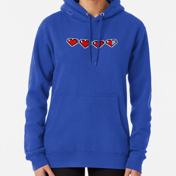 Pixel Hearts Pullover Hoodie