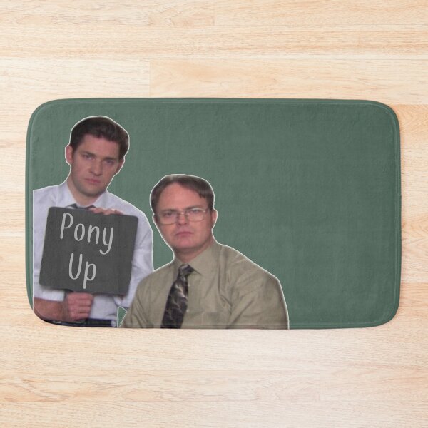 Item preview, Jim and Dwight Say Pony Up designed and sold by one-broke-kid.