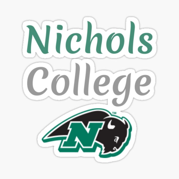 Women's Green Nichols College Bison Athletics T-Shirt