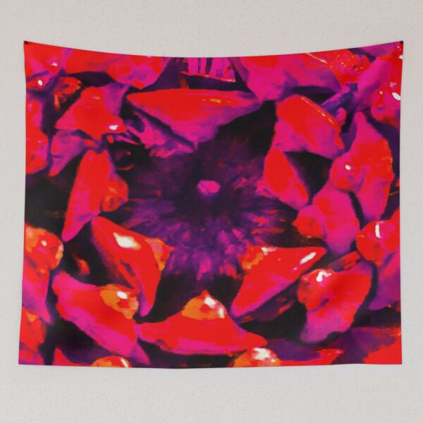 Item preview, Bright Red Pine Cone Top Pattern designed and sold by wildjellybeans.