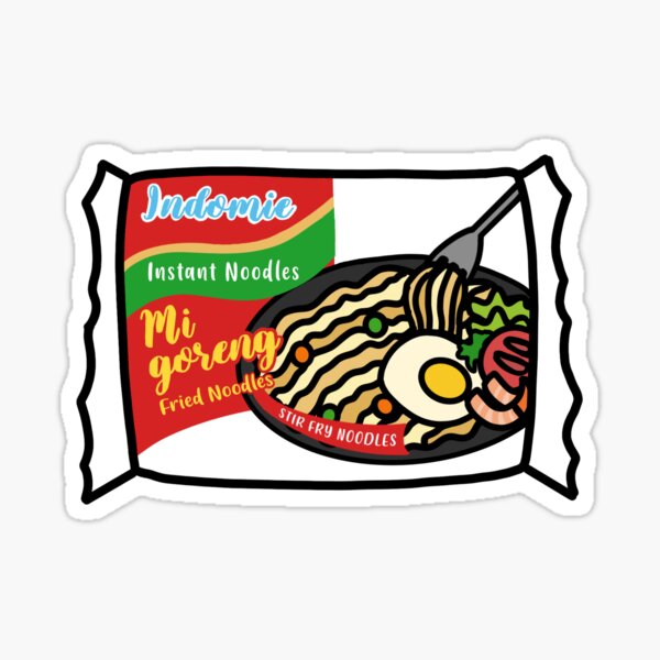 Vista previa del artículo con la obra «Mi Goreng», diseñado y vendido por laracast.
