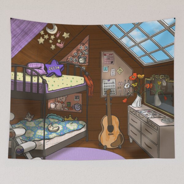 Item preview, Attic Bunk Bedroom designed and sold by zzzzkid.