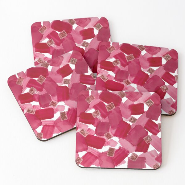 Item preview, Red Squares with Doodle designed and sold by Lois Gardiner.