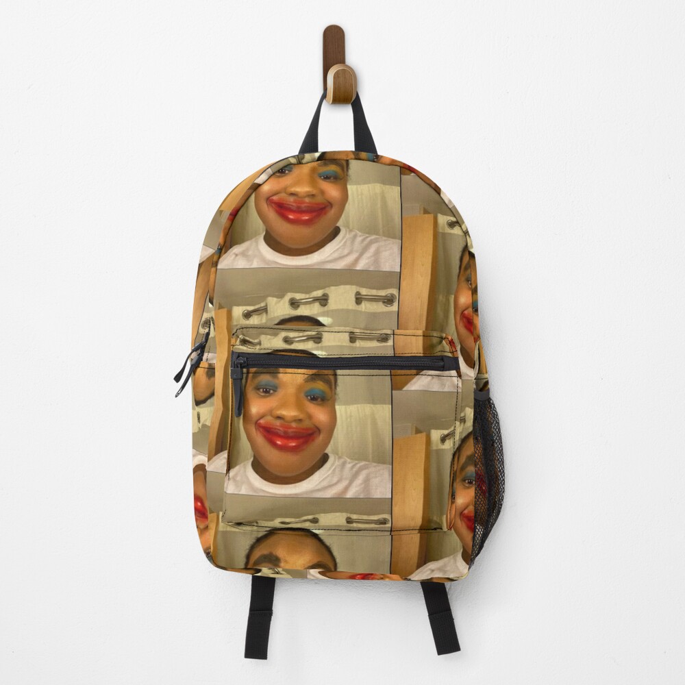 Lovely Peaches Clown Face | Backpack