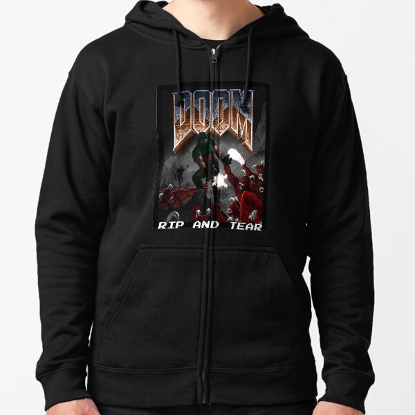 Item preview, DOOM T-Shirt - Rip And Tear  designed and sold by Doughshirts.