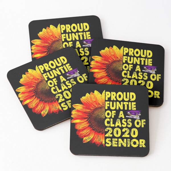Item preview, Proud Funtie of A Class of 2020 Senior Grad Sunflower Funny Auntie Graduation designed and sold by Kathrine2302.