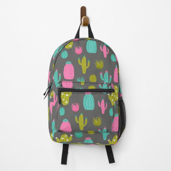 Cute Cactus Dark Backpack