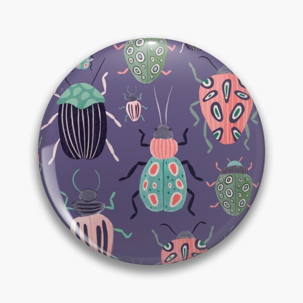 Item preview, Beetle Parade Purple designed and sold by Heather Rosas.
