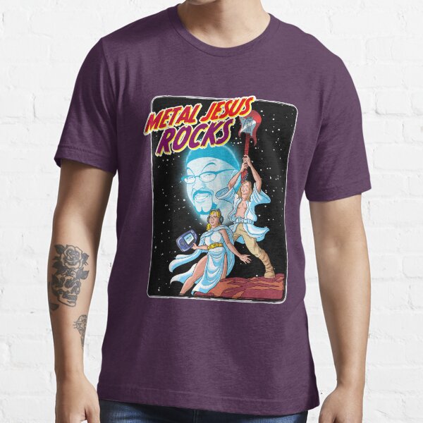 Metal Jesus Rocks - Galaxy Far Away Essential T-Shirt