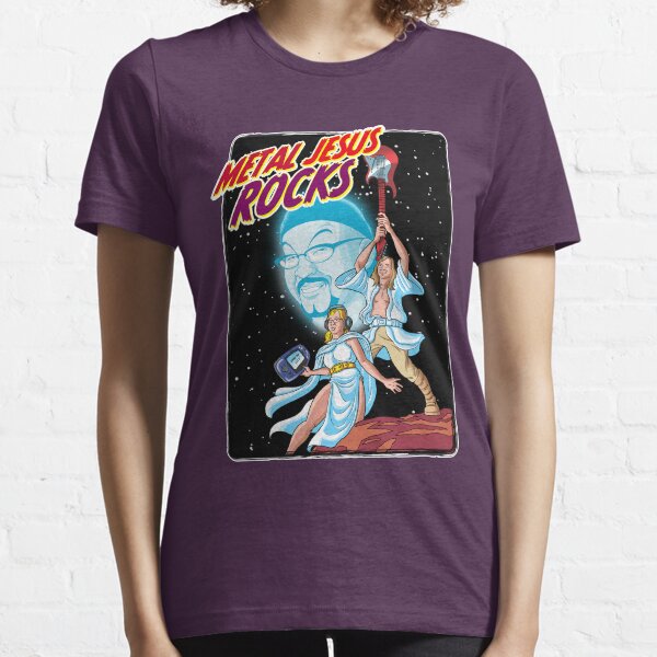 Metal Jesus Rocks - Galaxy Far Away Essential T-Shirt