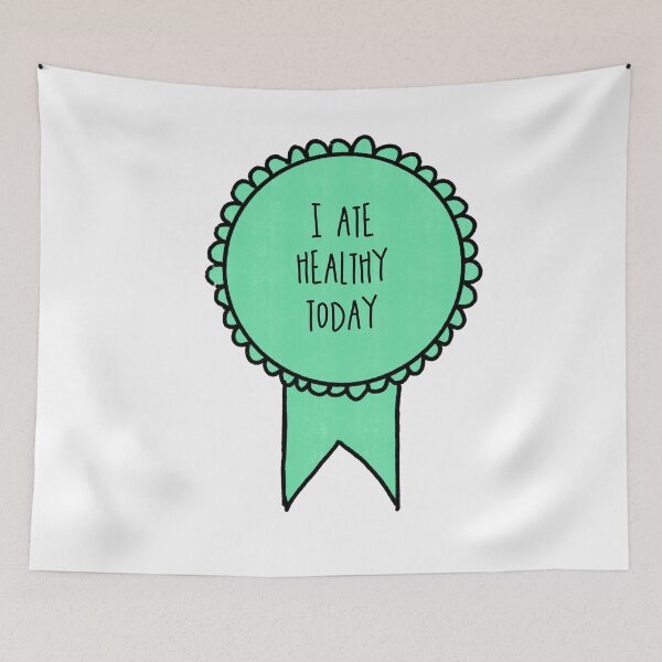Item preview, I Ate Healthy Today / Awards designed and sold by Nathalie Aynié.