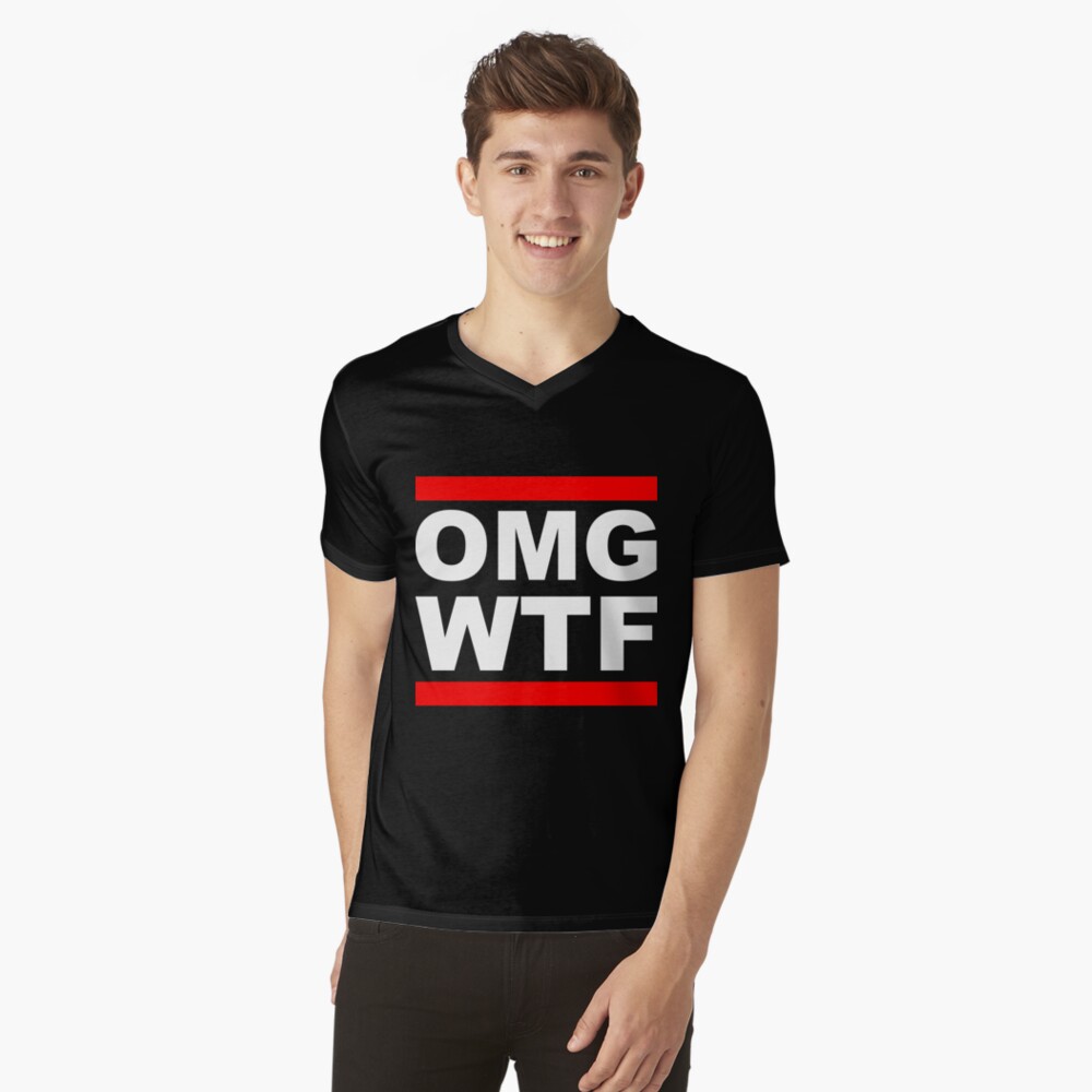 Artikel-Vorschau von T-Shirt mit V-Ausschnitt, designt und verkauft von dynamitfrosch.