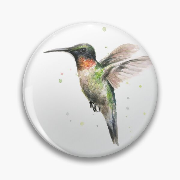 Item preview, Hummingbird Watercolor designed and sold by Olga Shvartsur.