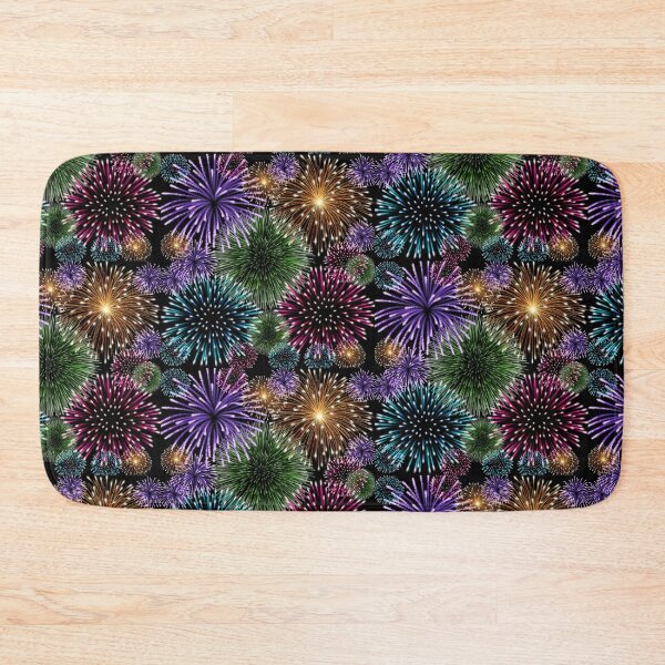 Item preview, Beautiful colorful fireworks pattern 4th July, New year designed and sold by GoodyLeo.