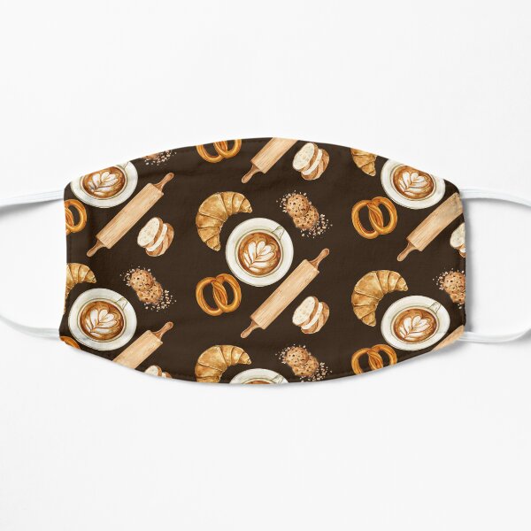 Baked Bread, Cookies and Cafe Latte Mask