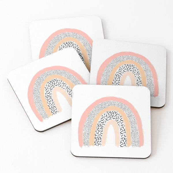 Item preview, Peach Textured Rainbow designed and sold by Elise Barker.
