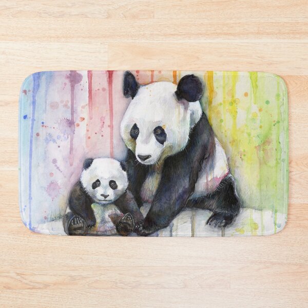 Item preview, Pandas in the Rainbow designed and sold by Olga Shvartsur.