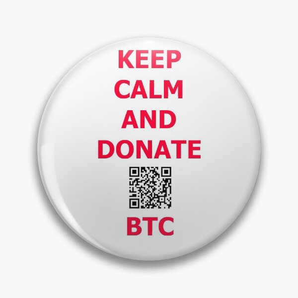 Item preview, keep calm and donate btc designed and sold by basitcv.