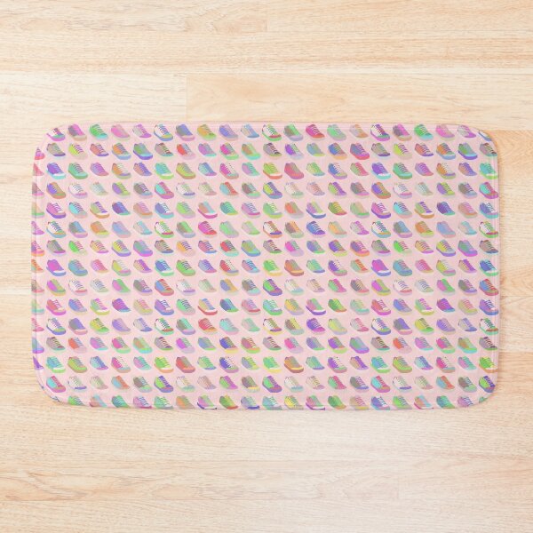 Item preview, Pastel Sneakers on Rose Pink background designed and sold by coverinlove.