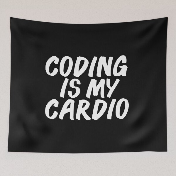 Item preview, Coding Is my Cardio Computer Science Nerd Geek Programmer designed and sold by losttribe.
