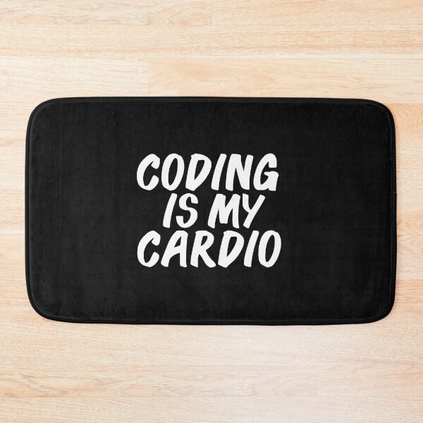 Item preview, Coding Is my Cardio Computer Science Nerd Geek Programmer designed and sold by losttribe.