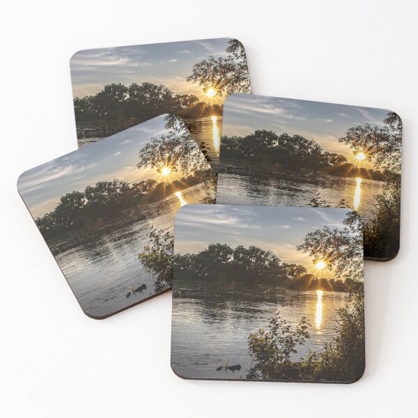 Item preview, Sun Setting over a Beautiful River designed and sold by Dianes-ART47.