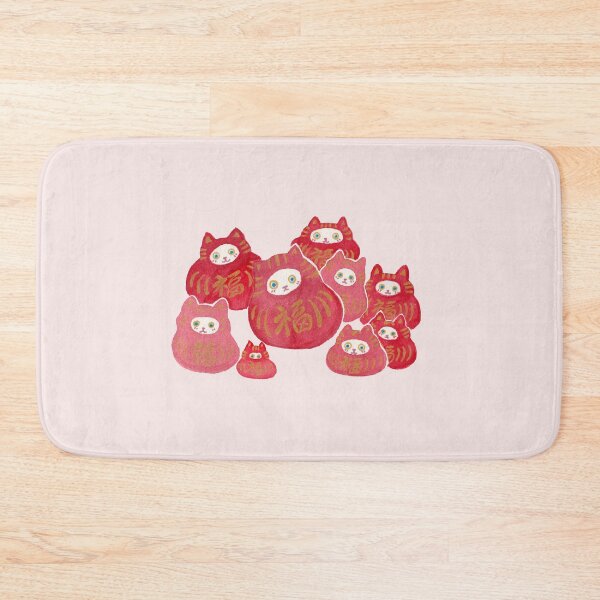 Item preview, Good Luck Cat Darumas designed and sold by Leafbear Studio.