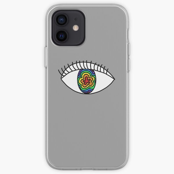 Rainbow Eye Doodle iPhone Soft Case