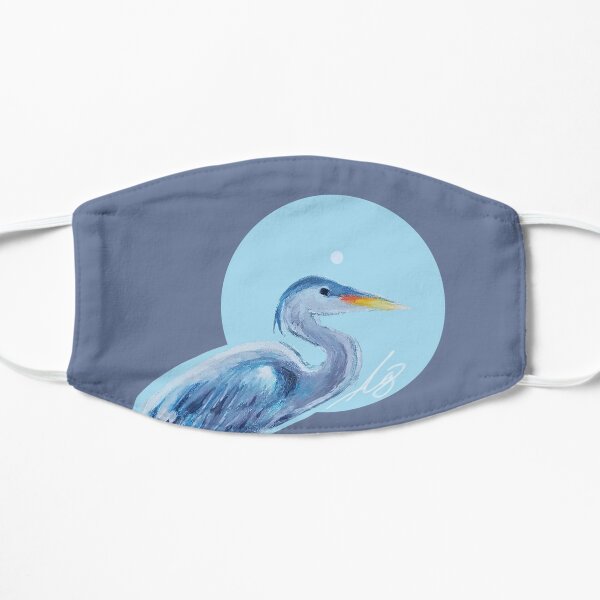 December Heron Flat Mask