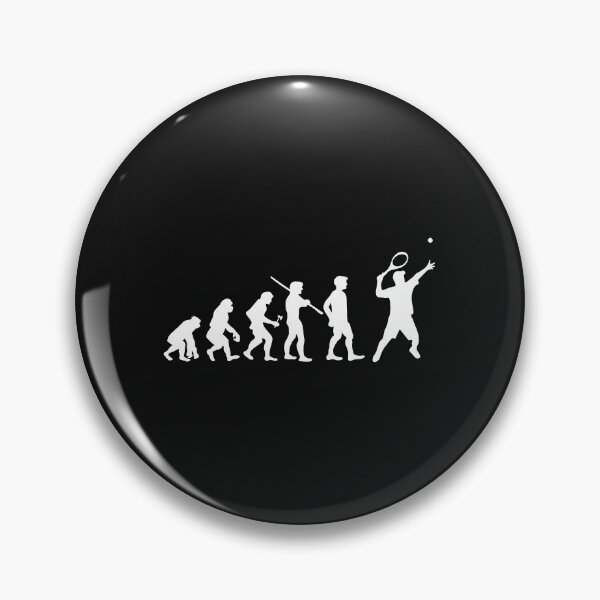 Item preview, Human Evolution Tennis Player designed and sold by losttribe.