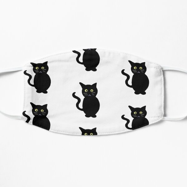 Silly cat Flat Mask