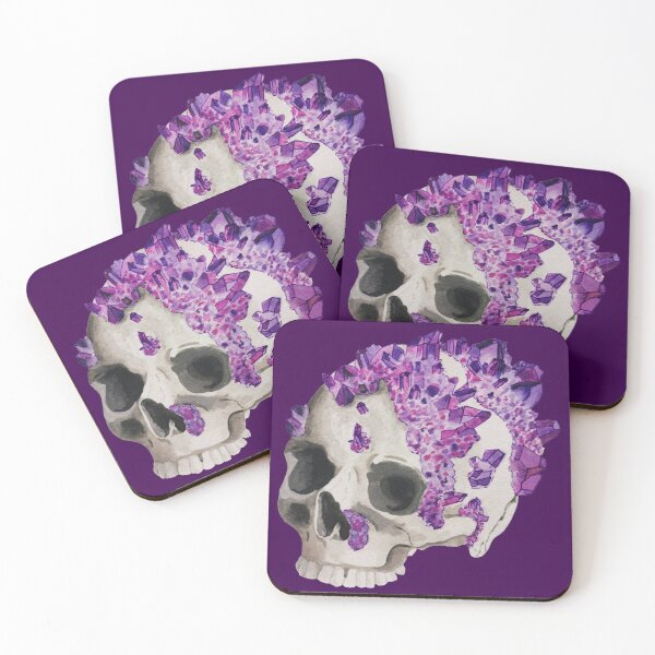 Item preview, Amethyst Encrusted Skull designed and sold by Fave101.