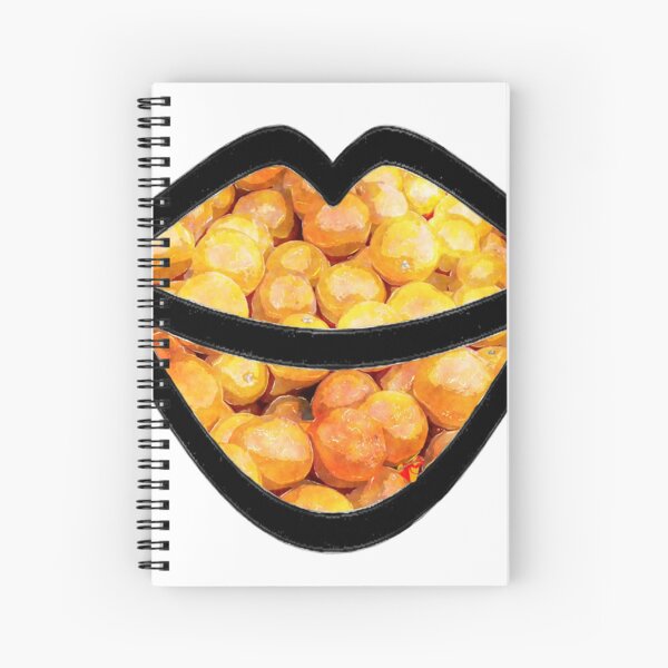 Oranges on the Lips Spiral Notebook
