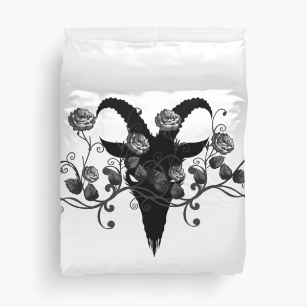 Black Phillip Duvet Cover