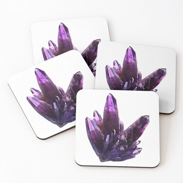 Item preview, Amethyst Deep Purple Natural Crystals designed and sold by StickerArtwork.