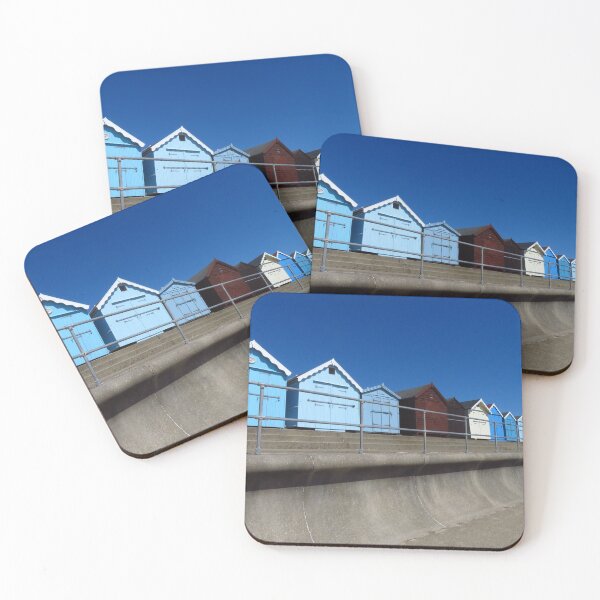 Item preview, Blue Sky, Blue Beach Huts, Felixstowe designed and sold by wiggyofipswich.