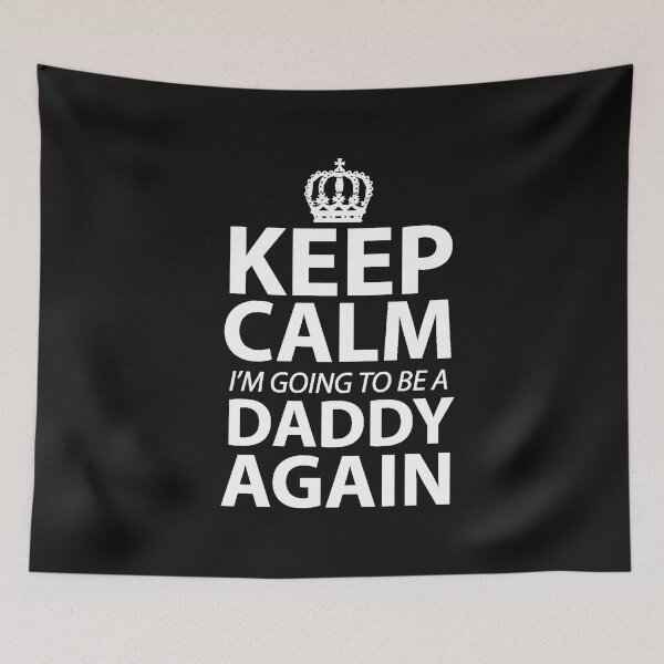 Item preview, Keep Calm I'm Gonna Be A Daddy Again Dad to be gift designed and sold by losttribe.