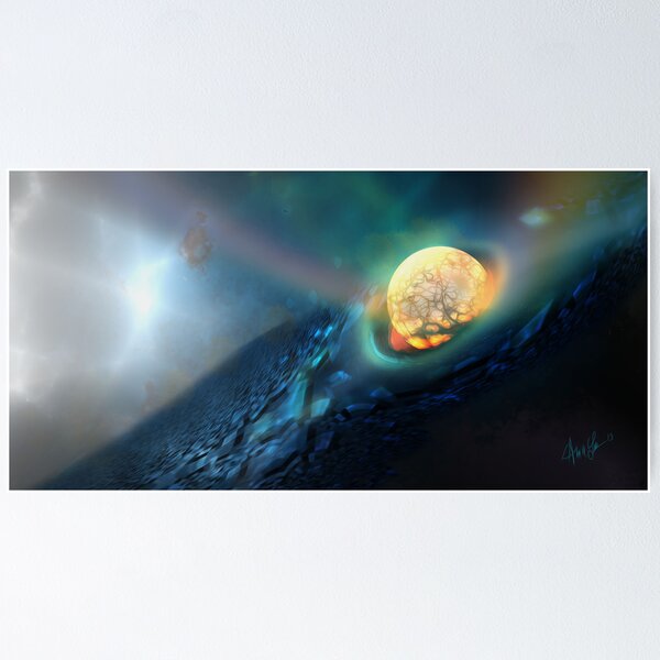 Item preview, Upon Impact, deep space by Alma Lee designed and sold by Alma Lee.