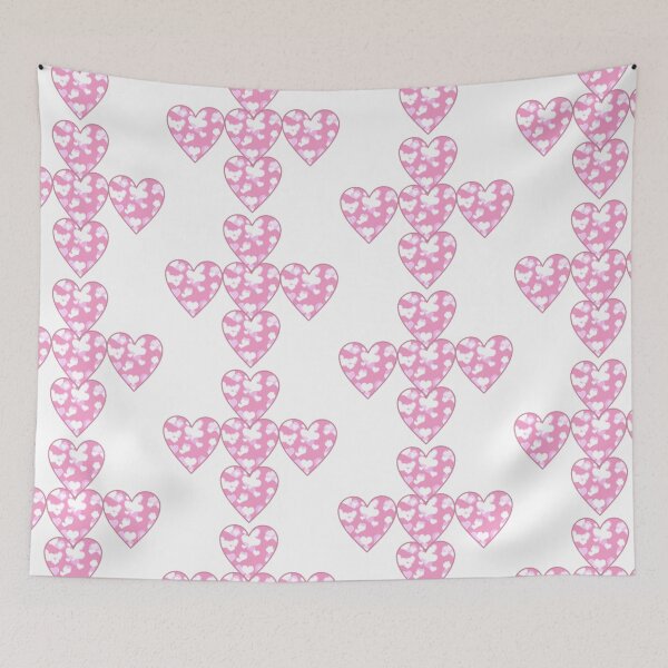 Item preview, Pink and White Hearts in Big Hearts designed and sold by KDStout.