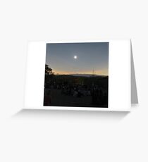 Total solar Eclipse Greeting Card