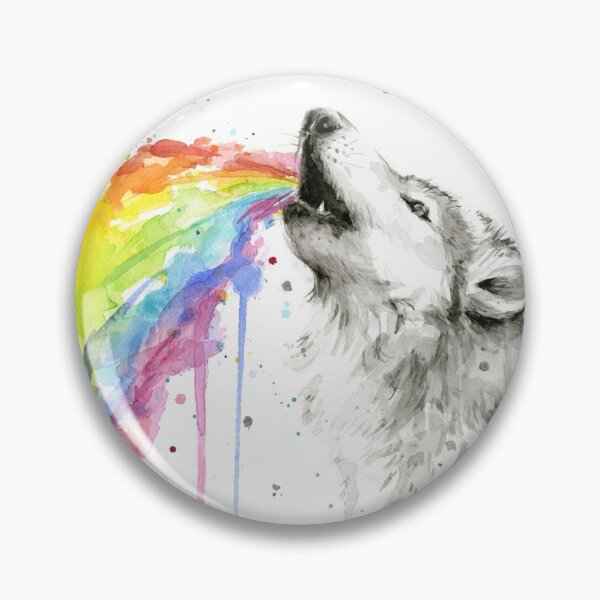 Item preview, Wolf and Rainbow designed and sold by Olga Shvartsur.