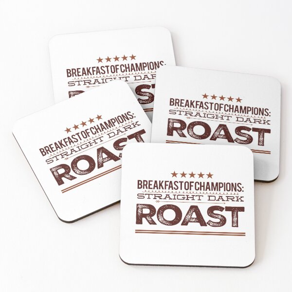 Item preview, Breakfast Of Champions: Straight Dark Roast designed and sold by OfferHeat.